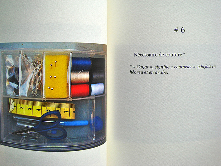 Page # 6 du livre K de David Taieb